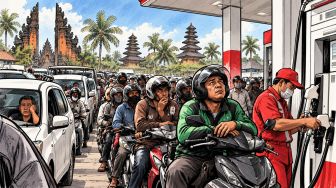 Rakyat Kecil Jadi Korban Antrean BBM, dari Ojol Kehilangan Pendapatan hingga Kampus Terpaksa WFH