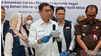 Disuplai ke Klinik Kecantikan, BPOM Bongkar Pabrik Kosmetik Ilegal Rp 16 Miliar di Mojokerto