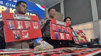 Polres Cimahi Ungkap 59 Kasus Narkoba dalam 10 Hari, Barang Bukti Senilai Rp550 Juta