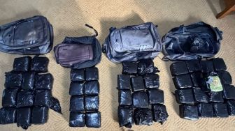 Penggerebekan Narkoba di Pekanbaru, Polisi Amankan 47 Kg Sabu