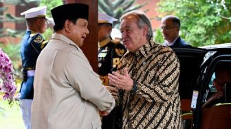 Nginap di Hambalang, Sekjen PBB dan Prabowo Diskusi Soal Palestina hingga Iklim