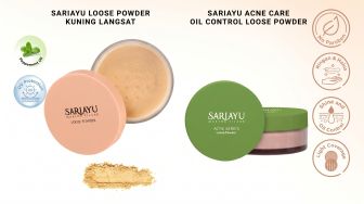 Beda Bedak Tabur Sariayu Tutup Cream vs Tutup Hijau, Mana yang Cocok untuk Kulit Berjerawat?