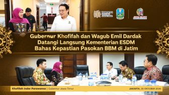 Pastikan Stock BBM di Jatim, Khofifah & Emil Dardak Datangi Kementerian ESDM