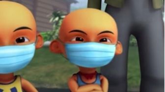 Sindiran Upin Ipin soal Kabut Asap Indonesia Picu Reaksi Warganet