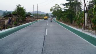 Jalur 'Neraka' Gowa Kini Mulus, Punya Jalur Khusus Pesepeda dan Pejalan Kaki