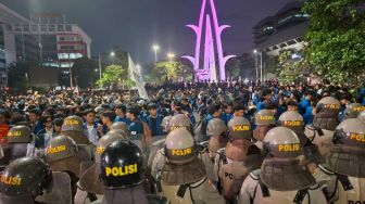 Polda Jateng Apresiasi Aksi Mahasiswa di Jalan Pahlawan, Massa Diimbau Bubarkan Diri Tertib