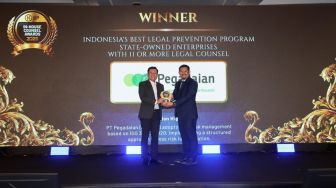 Pegadaian Raih 2 Penghargaan di Indonesia In-House Counsel Awards 2026