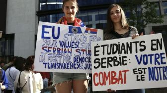 'Partai Mahasiswa' Serbia Guncang Eropa! Kalahkan Rezim Lewat Pemilu