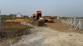 Pembangunan Stadion Untia Makassar Masuk Tahap Penimbunan Lahan
