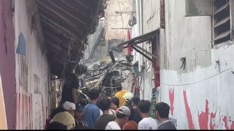 Rumah di Tamansari Jakbar Ludes Terbakar, Warga Panik Dengar Suara Ledakan