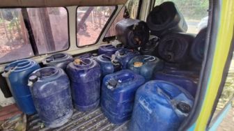 Polda NTB Sita 1.734 Liter Pertalite Subsidi di Lombok Timur