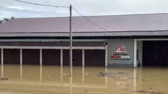 Viral Bangunan Kopdes di Labuhanbatu Terendam Banjir, Dandim Buka Suara