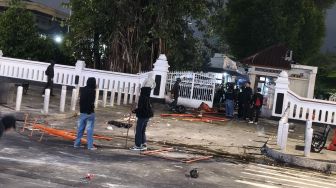 Peringatan Sumpah Pemuda di Yogyakarta Memanas, Terdengar Sejumlah Suara Petasan