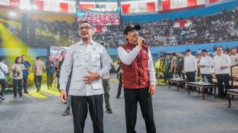 Siswa Sekolah Rakyat Pimpin Ribuan Peserta Ikrarkan Sumpah Pemuda