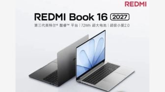Laptop REDMI Book 16 2027 Hadir dengan Numeric Keypad,Baterai 72Wh, dan Layar 120Hz