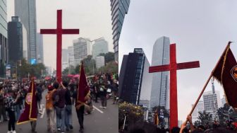 Makna Salib Merah di Demo Jakarta pada 28 Oktober 2026