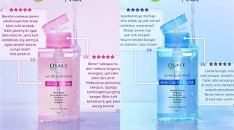 Perbedaan Ovale Micellar Water Biru vs Pink, Mana yang Cocok untuk Kulit Kusam?