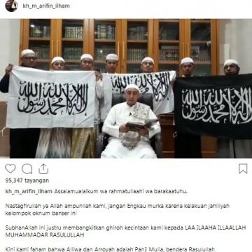 Postingan Ustaz Muhammad Arifin Ilham. [Instagram @kh_m_arifin_ilham]