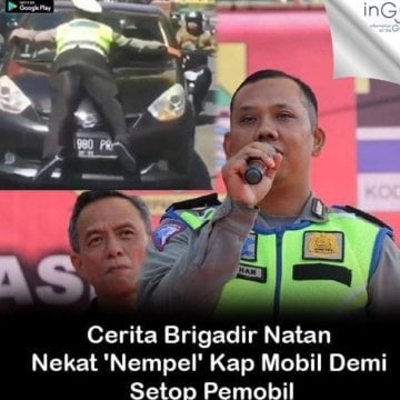 Brigadir Nathan Doris, Polantas Bandung yang menjadi Spiderman [Instagram ingo.io].