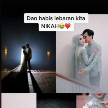 Selingkuh dan Nggak Direstui Ortu, Perjalanan Pasangan ini Bikin Tersentuh (TikTok/nadiatur_rizki)