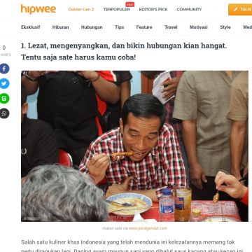 Cek Fakta: Benarkah Presiden Jokowi Menyantap Sate Babi? (hipwee.com)