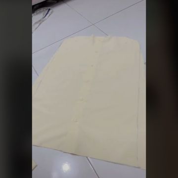 Ambil Kemeja Milik Ayahnya, Wanita ini Potong-potong Jadi Bentuk Tak Terduga (TikTok)