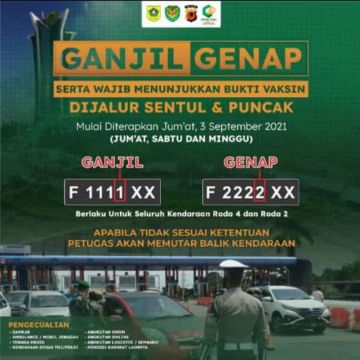 Ganjil genap Bogor