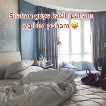 Pria Buat Kamar Hotel Berantakan Sebelum Check Out, Publik Tebak-tebakan Cari Alasannya (TikTok)