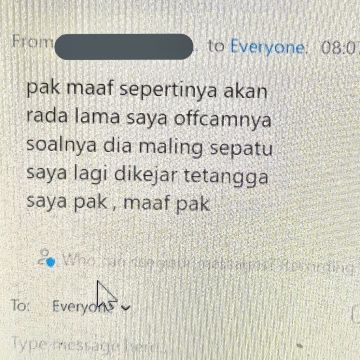 Izin Offcam Saat Kelas Online, Alasan Warganet ini Bikin Geleng-geleng (Twitter)