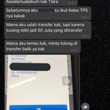 Ketiban Rezeki Rp 50 Juta di Rekening, Wanita ini Bingung Mau Ketawa atau Sedih (Twitter)