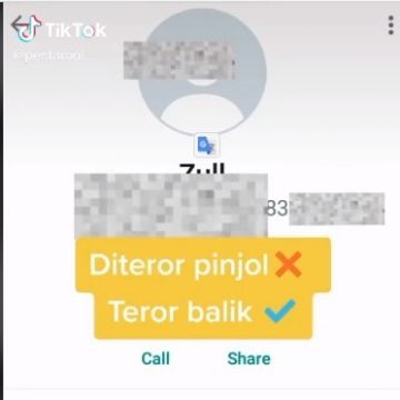 Teror pinjol (tiktok.com/@pestamoi)