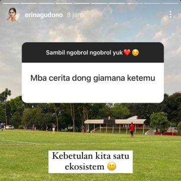 Erina Gudono menceritakan pertemuan pertama dengan Kaesang Pangarep. [Instagram @erinagudono]