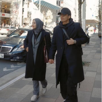 OOTD Aurel Hermansyah dan Atta Halilintar Liburan ke Jepang (Instagram)