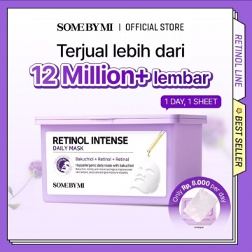 SOME BY MI Retinol Intense Daily Mask (Shopee/Some By Mi Official Shop)
