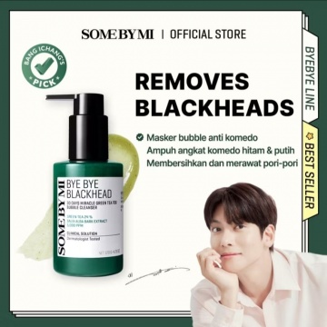 SOME BY MI Bye Bye Blackhead Green Tea Tox Bubble Mask Facial Cleanser (Shopee/Some By Mi Official Shop)