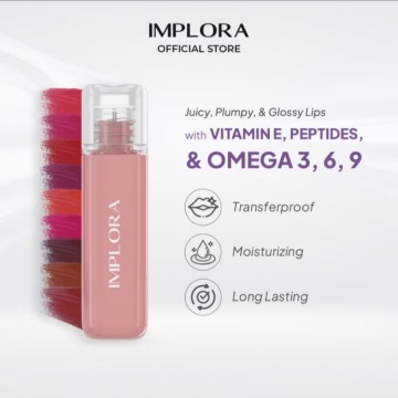 Implora Jelly Tint, salah satu lip tint dengan harga di bawah Rp50 ribu (Shopee/Implora Official Shop)
