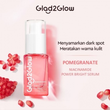 Glad2Glow Pomegranate Niacinamide Power Bright White Serum (Shopee/Glow Muse)