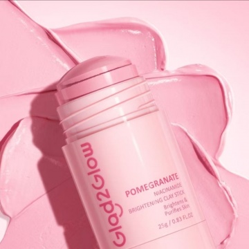 Glad2Glow Brightening Clay Stick 1/2/3pcs Pomegranate Niacinamide (Shopee/Glow Muse)