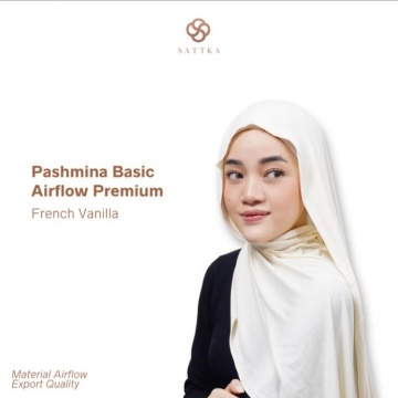 Pashmina Airflow Premium Sattka (Shopee/Sattka Basic)