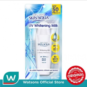 Skin Aqua UV Whitening Milk Aging Skin SPF 50 PA++++ (Shopee/Watsons Indonesia Official)