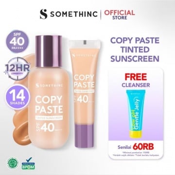 SOMETHINC Copy Paste Tinted Sunscreen SPF 40 PA++++ Skin Tint (Shopee/SOMETHINC Official Shop)