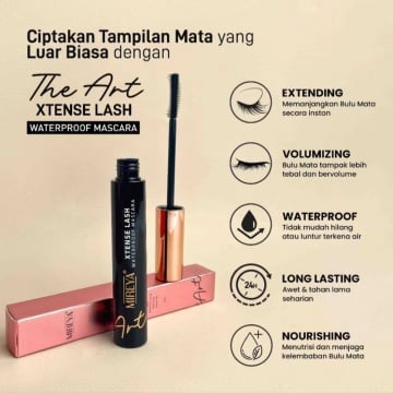 Mireya Mascara Xtense Lash Waterproof, rekomendasi maskara waterproof yang patut dicoba (Shopee/Mireya Cosmetics Official Shop)