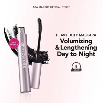 Sea Makeup Heavy Duty Waterproof Mascara, rekomendasi maskara waterproof yang patut dicoba (Shopee/Sea Makeup Official Shop)