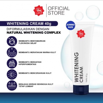 Whitening Cream, rangkaian skincare malam Viva Cosmetics (Shopee/Viva Cosmetics Official Shop)