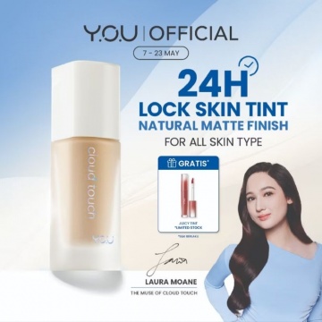 YOU Cloud Touch Blurring Skin Tint Liquid Foundation (Shopee/YOU Beauty Official Store)