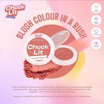 Emina Cheek Lit Pressed Blush Powder (Shopee/Emina Official Shop)