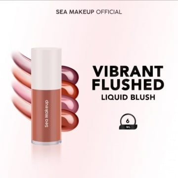 Sea Makeup Vibrant Flushed Liquid Blush On Cair (Shopee/Sea Makeup Official Shop)