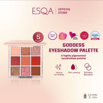 ESQA Goddess Eyeshadow Palette (Shopee/Esqa Cosmetics Official Shop)