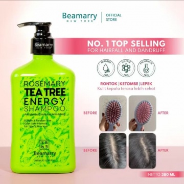 Beamarry Hair Care Shampoo Rosemary Keratin Tea Tree (Shopee/Beamarry Official Store)