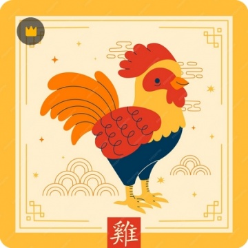Ilustrasi shio ayam (Freepik/freepik)